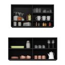 Ver imagem 5 de Kit Armário Cozinha Aéreo 105cm com Aéreo 120cm Veneza Multimóveis Mp2292