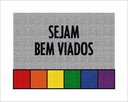 Ver imagem 2 de Tapete Capacho Sejam Bem Viados