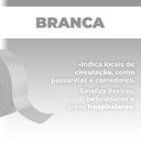 Ver imagem 3 de Fita Demarcação Pvc 100mm X 30m Sinalização Cores Variedades Branca