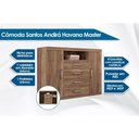 Ver imagem 3 de Guarda Roupa Master 8.4 + Cômoda Master 2.4 Atacama - Santos Andirá