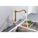 Ver imagem 5 de Torneira Bronze Ouro Velho Porcelana Monocomando Banheiro