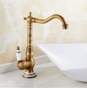 Ver imagem 1 de Torneira Bronze Ouro Velho Porcelana Monocomando Banheiro