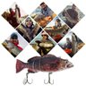 Isca de Peixe Artificial Robotica Realista USB Pesca Pescaria Led Articulado Fishing Automatico Inte - 5