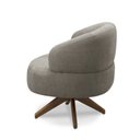 Ver imagem 5 de Poltrona Decorativa Chair Bouclé Cinza Fendi Premium Giratória Sala Dekorien