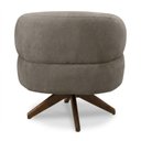 Ver imagem 6 de Poltrona Decorativa Chair Bouclé Cinza Fendi Premium Giratória Sala Dekorien