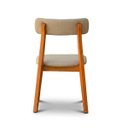 Ver imagem 5 de Cadeira Alice Madeira Maciça - Mel com Boucle Bege Mel Linho Bege