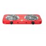 Fogão Cooktop Elétrico Fogareiro 2 Bocas 2.000 Watts Vermelho - BAK - 2