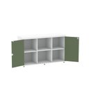 Ver imagem 4 de Armário para Escritório com 2 Portas com Chave 121,5cm PE40 Branco