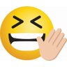 Adesivo de Parede Emoji Aceno de Mão - 1