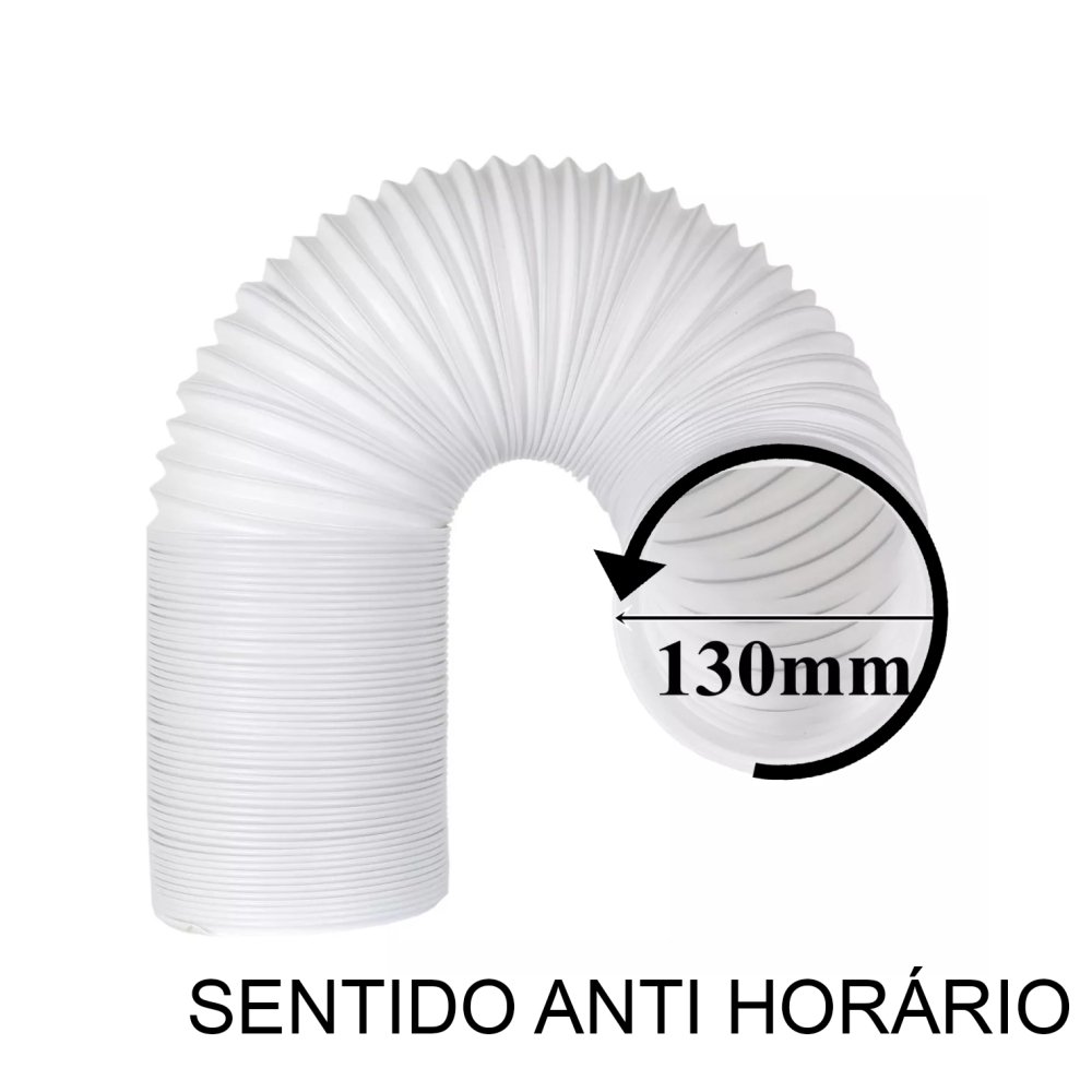 Duto Tubo Exaustão Flexivel Ar Condicionado Portátil Olímpia Nano Silent - 4