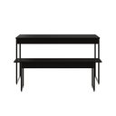 Ver imagem 2 de Mesa De Jantar Com 1 Banco Estilo Industrial