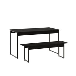 Mesa De Jantar Com 1 Banco Estilo Industrial - 3