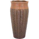 Ver imagem 1 de Vaso Decorativo Enfeite Casa Cerâmica 33x16x16cm Marrom