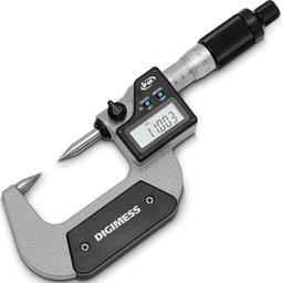 Micrômetro Externo Digitais Pontas Cônicas 15° - Cap. 50-75mm - Graduação de 0,01mm - Ref. 112.132b- - 2 Micrômetro Externo Digitais Pontas Cônicas 15° - Cap. 50-75mm - Graduação de 0,01mm - Ref. 112.132b- - 2