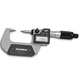Micrômetro Externo Digitais Pontas Cônicas 15° - Cap. 50-75mm - Graduação de 0,01mm - Ref. 112.132b- - 1 Micrômetro Externo Digitais Pontas Cônicas 15° - Cap. 50-75mm - Graduação de 0,01mm - Ref. 112.132b- - 1