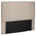 Ver imagem 1 de Cabeceira Estofada Cama Box Casal King Size Ravenna 195cm Suede Bege - Desk Design