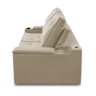 Sofá Retrátil Reclinável 3 Lugares 2,00m com Porta Copos e Usb Helena Suede Bege Adonai Estofados - 9