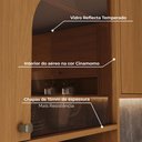 Ver imagem 5 de Cozinha Completa Venaly 13 Portas 2 Gavetas com Vidro Reflacta Cianamomo/Off White - Henn