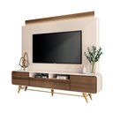 Ver imagem 2 de Home Theater Decorativo Majestade C/led para Tv até 85 Polegadas Off White/castanho G26 - Gran Belo