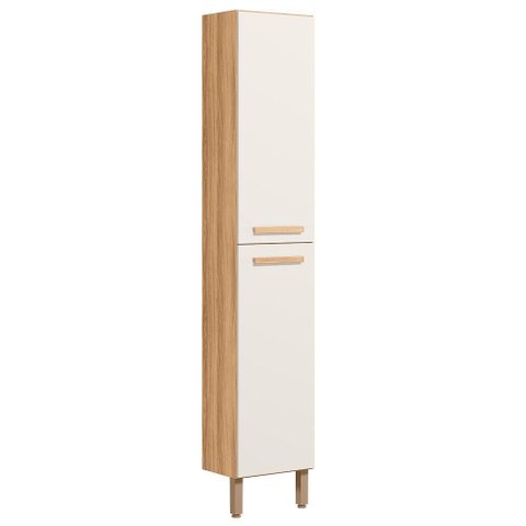 Paneleiro Intenza 40cm Freijó/off White Cristal - Nicioli