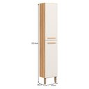 Ver imagem 4 de Paneleiro Intenza 40cm Freijó/off White Cristal - Nicioli