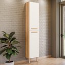 Ver imagem 2 de Paneleiro Intenza 40cm Freijó/off White Cristal - Nicioli