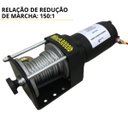 Ver imagem 6 de Guincho Elétrico 12v com Cabo 6m 3000 Lbs 1361 Kg Importway Iwge-3000