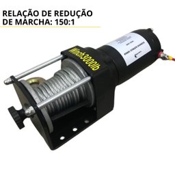 Guincho Elétrico 12v com Cabo 6m 3000 Lbs 1361 Kg Importway Iwge-3000 - 6 Guincho Elétrico 12v com Cabo 6m 3000 Lbs 1361 Kg Importway Iwge-3000 - 6
