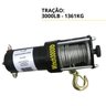 Guincho Elétrico 12v com Cabo 6m 3000 Lbs 1361 Kg Importway Iwge-3000 - 3