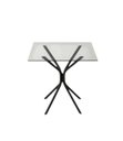Ver imagem 2 de Base Pé de Mesa Paris Quadrada Redonda Vidro Madeira Granito Preto