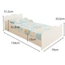 Ver imagem 6 de Mini Cama Montessoriana Juvenil Menino/menina com Colchão Incluso - Branco