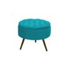 Puff Pé Palito Suede Camélia Gran Decor - 1