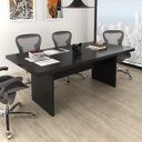 Ver imagem 1 de Mesa de Escritório para Reunião 200x100cm Me4119 Preto