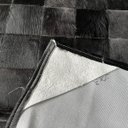 Ver imagem 3 de Tapete de Couro Preto Natural 1,00x3,00 com Borda Pç 10x10cm