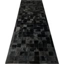 Ver imagem 1 de Tapete de Couro Preto Natural 1,00x3,00 com Borda Pç 10x10cm