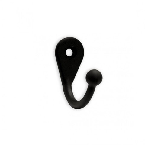 Cabide Gancho Simples Grande Preto Ref. 6101 - Loth