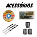 Ver mais imagens de Combo Parafusadeira 66NM / Chave de Impacto 1/2'' 400NM / Esmerilhadeira 4.1/2'' (CKLI20358-9) - Ing