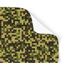 Ver imagem 2 de Adesivo Camuflado Marrom e Verde Militar Pixels 1,00x0,50m