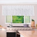 Ver imagem 2 de Cortina Renda Cascata Bando Reta Veneza Cozinha 0,60x3,00:Tulipa Branca