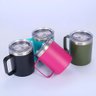 Caneca Térmica Inox 360ml Rosa: Café Quente e Cerveja Gelada Já! - 3