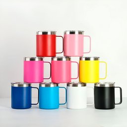 Caneca Térmica Inox 360ml Rosa: Café Quente e Cerveja Gelada Já! - 2