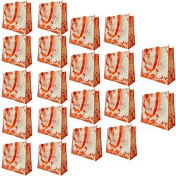 Sacola de Ombro Ecobag Kit 20 Uni Bolsa Reutilizavel Compras Mercado Multiuso Portatil - 1