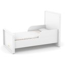 Ver imagem 2 de Berço Americano Tutto New Branco Acetinado com Capitonê New Boucle e Colchão Gazin - Matic
