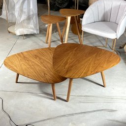 Kit de Mesinhas de Centro Organica Grande com Design Moderno - 9