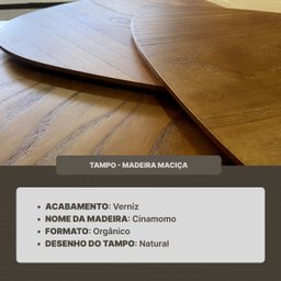 Kit de Mesinhas de Centro Organica Grande com Design Moderno - 4