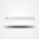 Ver mais imagens de Kit 10 Puxador Porta Gavet Móveis Cozinha Drop Alumínio 50mm - Branco