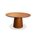 Ver imagem 3 de Mesa de Jantar 4 Lugares Redonda Madeira - Mobília Prime