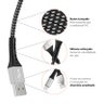 Cabo Lightning Essential 1,2 Metro 2.0 C189 Preto - 4