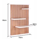 Ver imagem 2 de Estante com Prateleiras Branco Laca / Woody Móveis Imperial