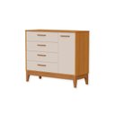 Ver imagem 7 de Quarto de Bebê Berço + Cômoda + Guarda Roupas Fosco Flip Areia Fosco/Savana